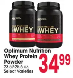 Jewel-Osco Optimum Nutrition Whey Protein Powder offer