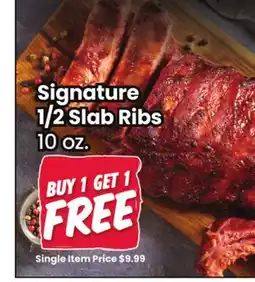 Jewel-Osco Signature Signature 1/2 Slab Ribs offer