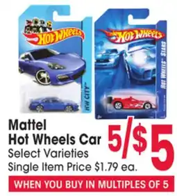 Jewel-Osco Mattel Hot Wheels Car offer