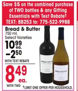 Jewel-Osco Bread & Butter offer
