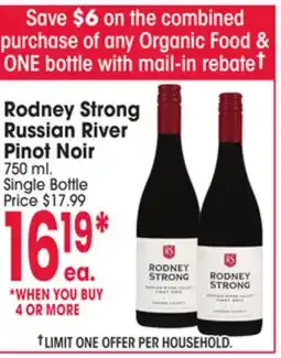 Jewel-Osco Rodney Strong Russian River Pinot Noir offer