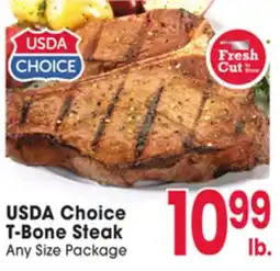 Jewel-Osco USDA Choice T-Bone Steak offer