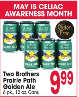 Jewel-Osco Two Brothers Prairie Path Prairie Path Golden Ale offer