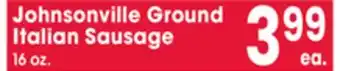 Jewel-Osco Johnsonville Ground Italian Sausage offer