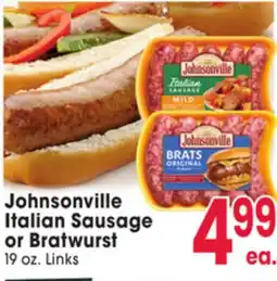 Jewel-Osco Johnsonville Italian Sausage or Bratwurst offer