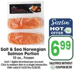Jewel-Osco Salt & Sea Norwegian Salmon Portion offer