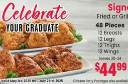 Jewel-Osco 48 Pieces Chicken Party Packages offer