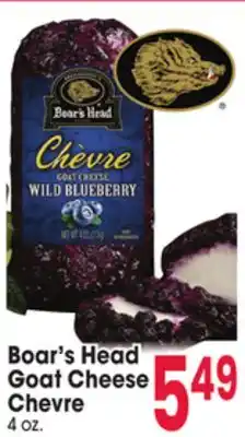 Jewel-Osco Boar's Head Goat Cheese Chevre offer