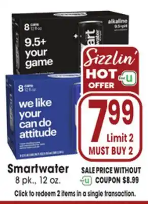 Jewel-Osco Smartwater offer