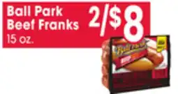 Jewel-Osco Ball Park Beef Franks offer
