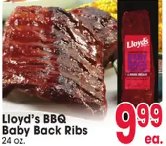 Jewel-Osco Lloyd's BBQ Baby Back Ribs offer