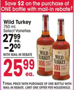 Jewel-Osco Wild Turkey offer