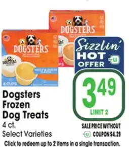Jewel-Osco Dogsters Frozen Dog Treats offer