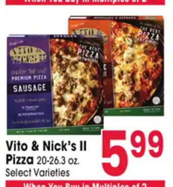 Jewel-Osco Vito & Nick's II Pizza offer