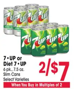 Jewel-Osco 7•UP or Diet 7•UP offer