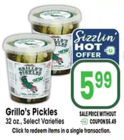 Jewel-Osco Grillo's Pickles offer