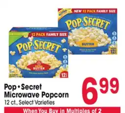 Jewel-Osco Pop Secret Microwave Popcorn offer