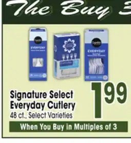 Jewel-Osco Signature Select Everyday Cutlery offer