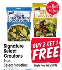 Jewel-Osco Signature Select Croutons offer