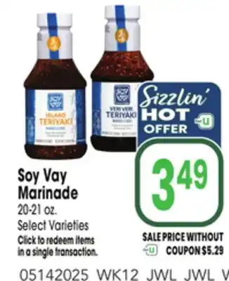 Jewel-Osco Soy Vay Marinade offer