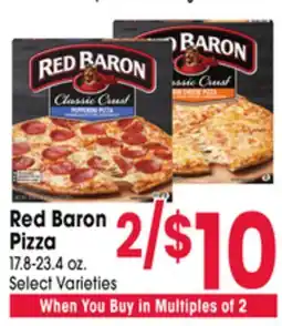 Jewel-Osco Red Baron Pizza offer