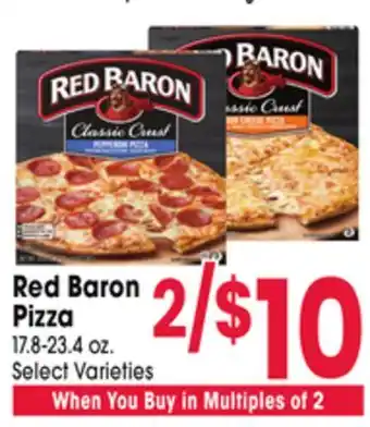 Jewel-Osco Red Baron Pizza offer