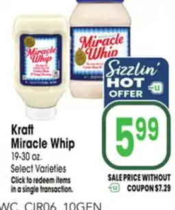 Jewel-Osco Kraft Miracle Whip offer