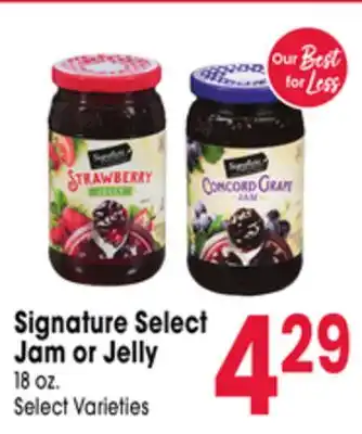 Jewel-Osco Signature Select Jam or Jelly offer