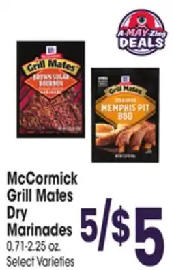 Jewel-Osco McCormick Grill Mates Dry Marinades offer