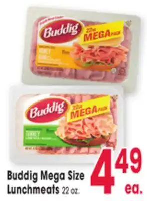 Jewel-Osco Buddig Mega Size Lunchmeats offer
