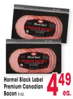 Jewel-Osco Hormel Black Label Premium Canadian Bacon offer