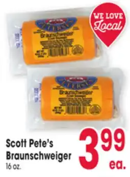 Jewel-Osco Scott Pete's Braunschweiger offer