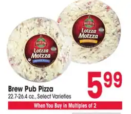 Jewel-Osco Brew Pub Pizza offer