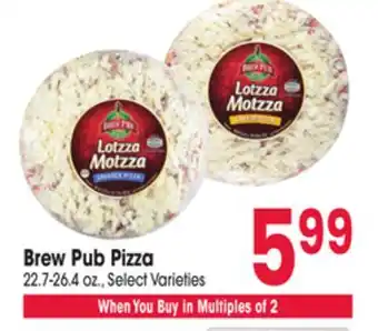 Jewel-Osco Brew Pub Pizza offer