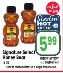 Jewel-Osco Signature Select Honey Bear offer