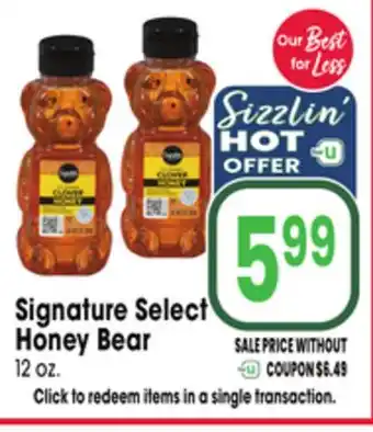 Jewel-Osco Signature Select Honey Bear offer