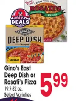 Jewel-Osco Gino's East Deep Dish or Rosati's Pizza offer