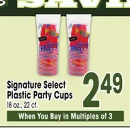 Jewel-Osco Signature Select Plastic Party Cups offer