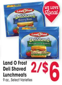 Jewel-Osco Land O Frost Deli Shaved Lunchmeats offer