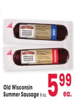 Jewel-Osco Old Wisconsin Summer Sausage offer