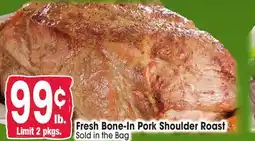 Jewel-Osco Fresh Bone-In Pork Shoulder Roast offer