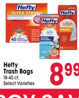 Jewel-Osco Hefty Trash Bags offer