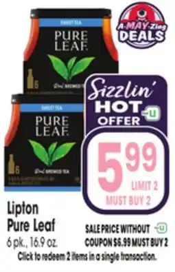 Jewel-Osco Lipton Pure Leaf offer