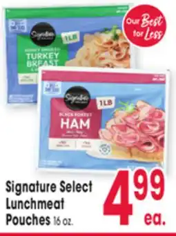 Jewel-Osco Signature Select Lunchmeat Pouches offer