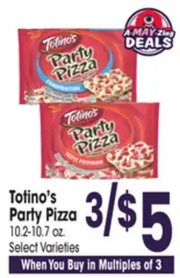 Jewel-Osco Totino's Party Pizza offer
