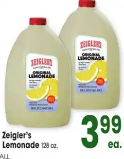 Jewel-Osco Zeigler's Lemonade offer