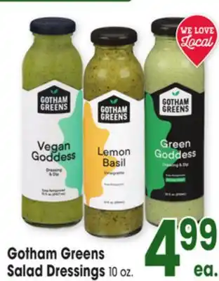 Jewel-Osco Gotham Greens Salad Dressings offer