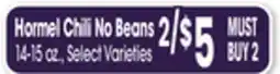 Jewel-Osco Hormel Chili No Beans offer