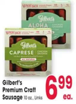 Jewel-Osco Gilbert's Premium Craft Sausage offer