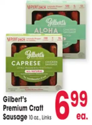 Jewel-Osco Gilbert's Premium Craft Sausage offer